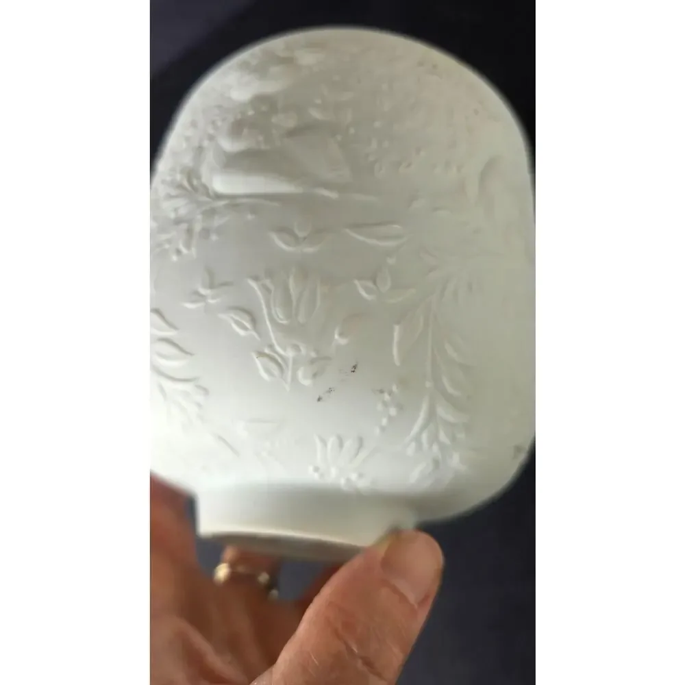 Vintage Rosenthal Flora White Porcelain Embossed Bowl Germany Flower Relief